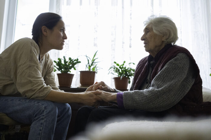 Volunteering with senior care.