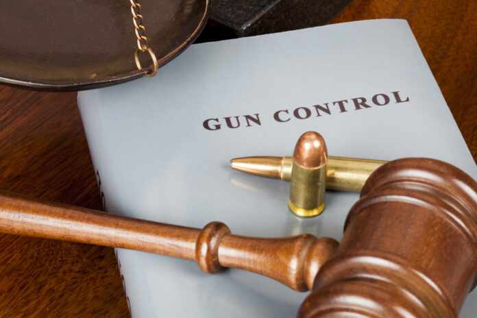 Gun control project. Concept shot.