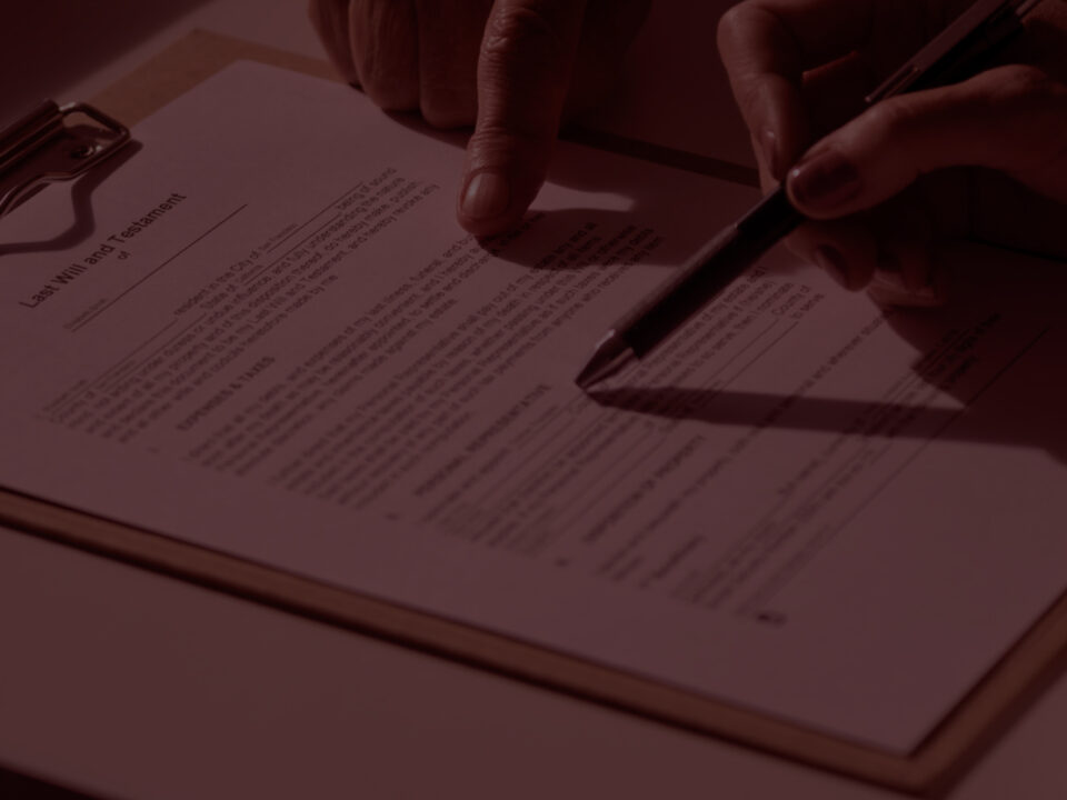Signing a will